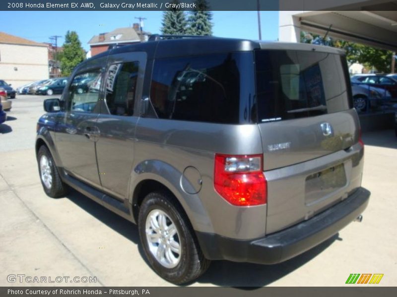 Galaxy Gray Metallic / Gray/Black 2008 Honda Element EX AWD