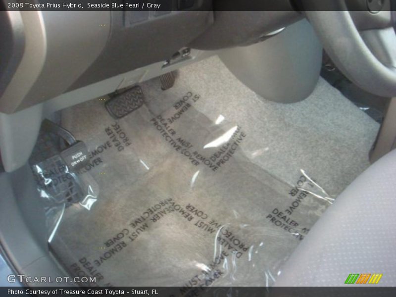 Seaside Blue Pearl / Gray 2008 Toyota Prius Hybrid