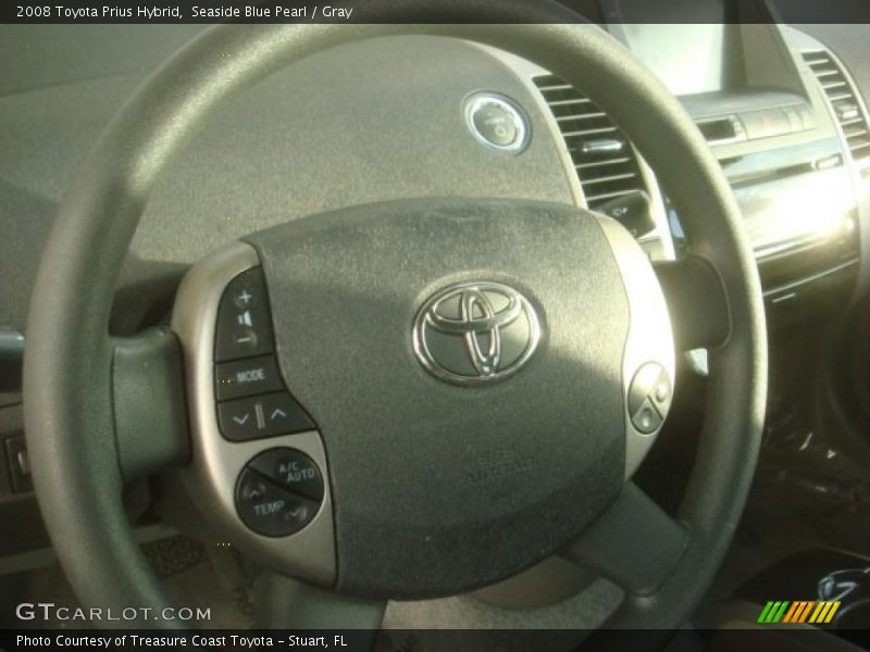 Seaside Blue Pearl / Gray 2008 Toyota Prius Hybrid