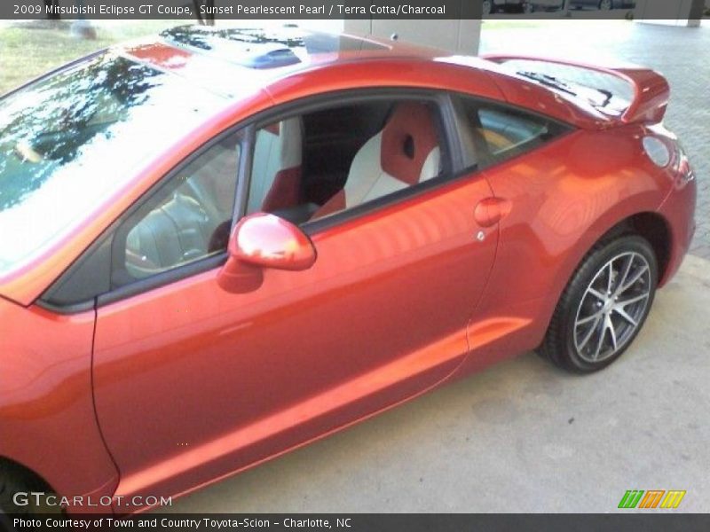 Sunset Pearlescent Pearl / Terra Cotta/Charcoal 2009 Mitsubishi Eclipse GT Coupe