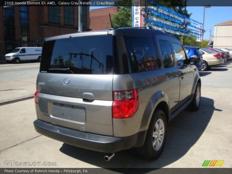 Galaxy Gray Metallic / Gray/Black 2008 Honda Element EX AWD