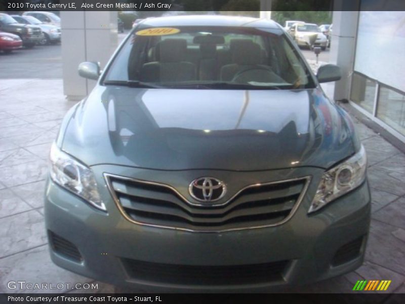 Aloe Green Metallic / Ash Gray 2010 Toyota Camry LE