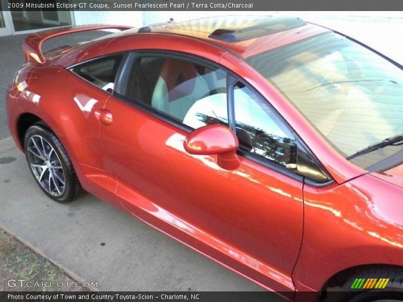 Sunset Pearlescent Pearl / Terra Cotta/Charcoal 2009 Mitsubishi Eclipse GT Coupe