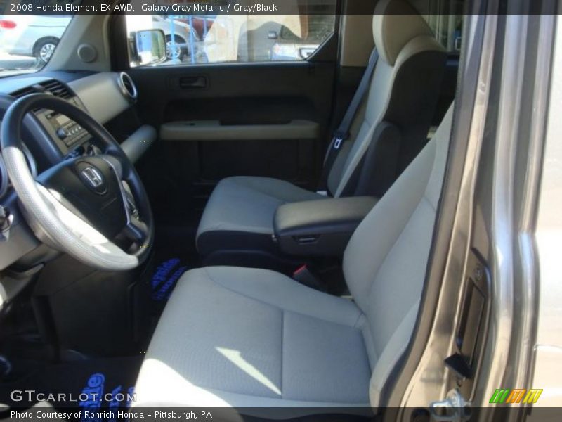 Galaxy Gray Metallic / Gray/Black 2008 Honda Element EX AWD