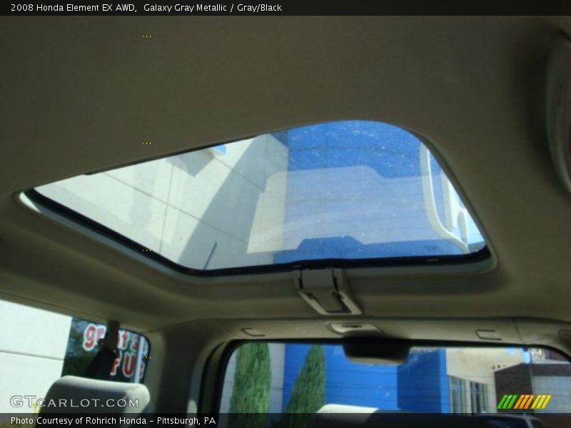 Galaxy Gray Metallic / Gray/Black 2008 Honda Element EX AWD