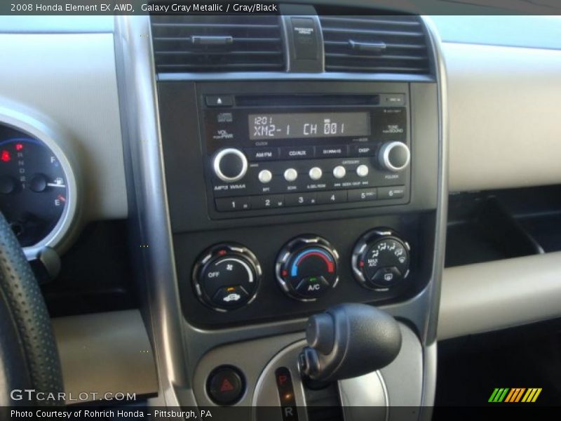 Galaxy Gray Metallic / Gray/Black 2008 Honda Element EX AWD