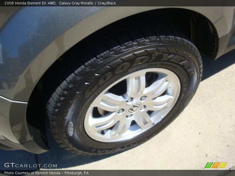 Galaxy Gray Metallic / Gray/Black 2008 Honda Element EX AWD