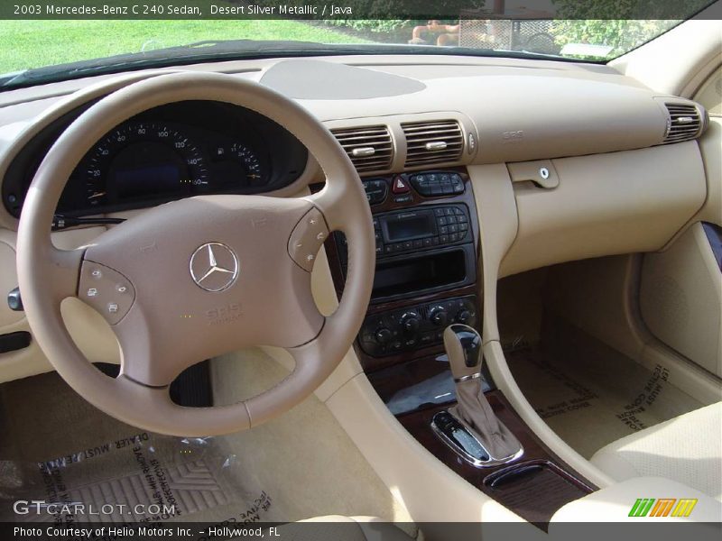 Desert Silver Metallic / Java 2003 Mercedes-Benz C 240 Sedan