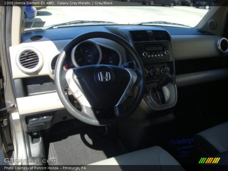 Galaxy Gray Metallic / Gray/Black 2008 Honda Element EX AWD