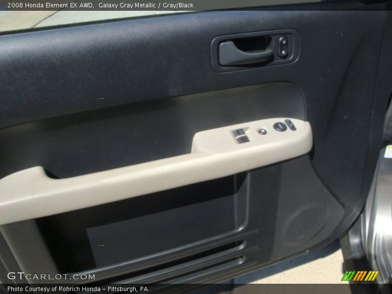 Galaxy Gray Metallic / Gray/Black 2008 Honda Element EX AWD