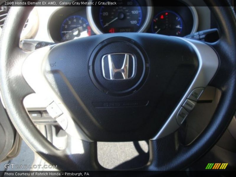 Galaxy Gray Metallic / Gray/Black 2008 Honda Element EX AWD