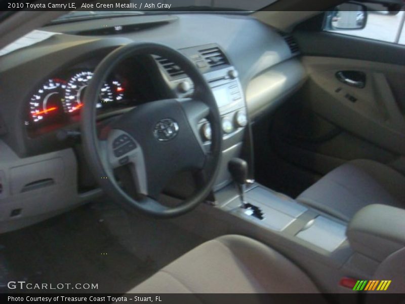Aloe Green Metallic / Ash Gray 2010 Toyota Camry LE