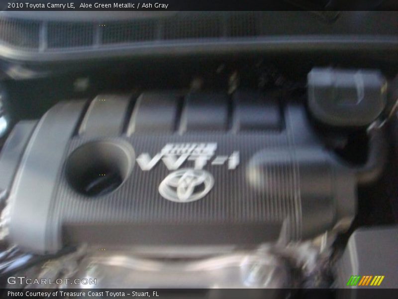 Aloe Green Metallic / Ash Gray 2010 Toyota Camry LE
