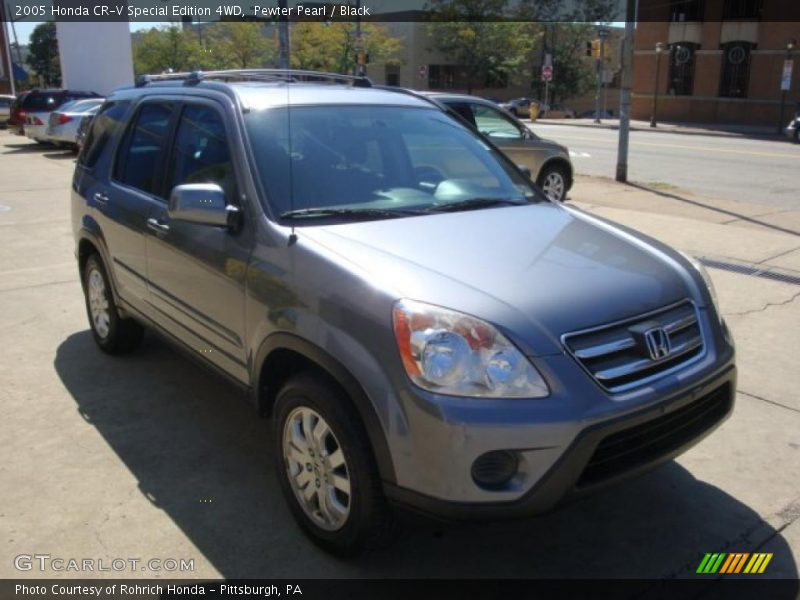 Pewter Pearl / Black 2005 Honda CR-V Special Edition 4WD