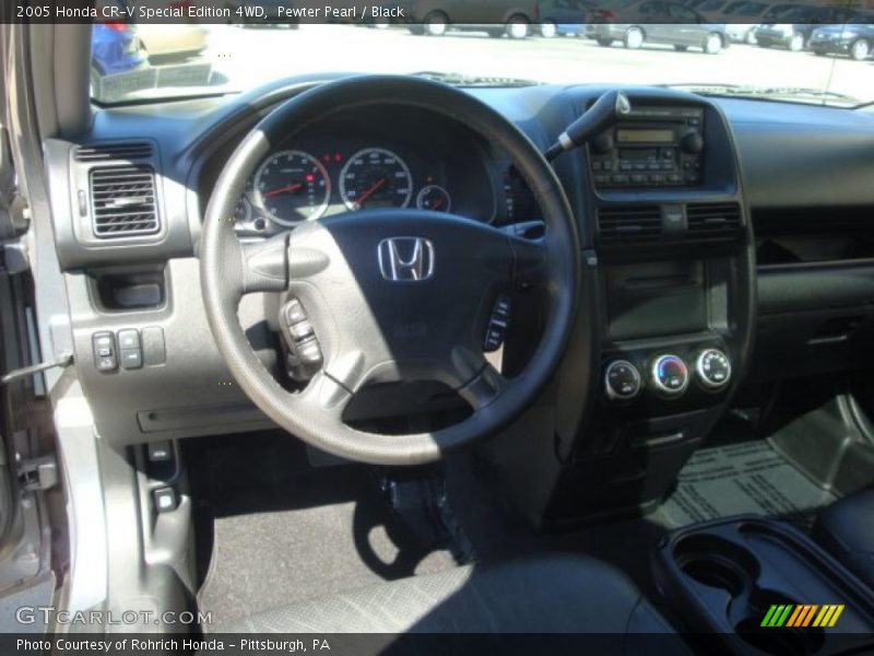 Pewter Pearl / Black 2005 Honda CR-V Special Edition 4WD