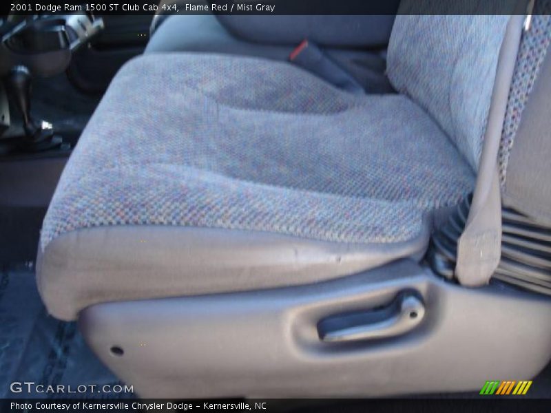 Flame Red / Mist Gray 2001 Dodge Ram 1500 ST Club Cab 4x4