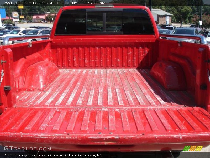 Flame Red / Mist Gray 2001 Dodge Ram 1500 ST Club Cab 4x4