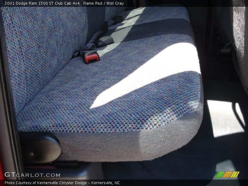 Flame Red / Mist Gray 2001 Dodge Ram 1500 ST Club Cab 4x4