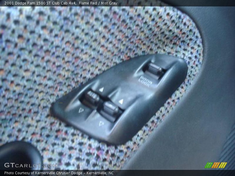 Flame Red / Mist Gray 2001 Dodge Ram 1500 ST Club Cab 4x4
