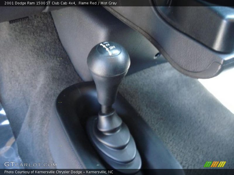 Flame Red / Mist Gray 2001 Dodge Ram 1500 ST Club Cab 4x4