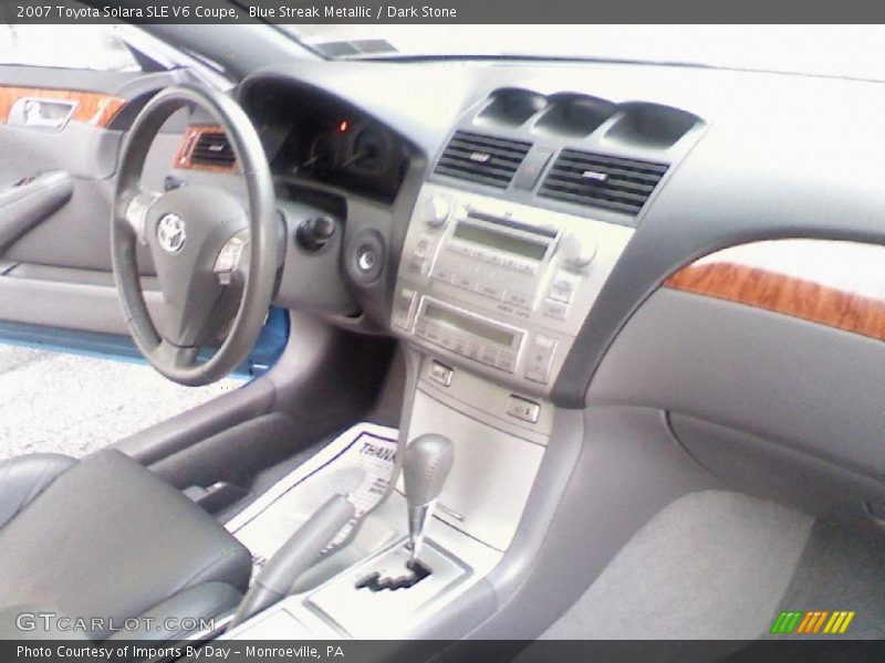 Blue Streak Metallic / Dark Stone 2007 Toyota Solara SLE V6 Coupe