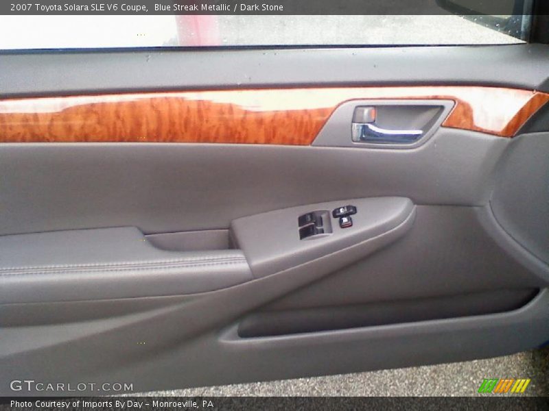 Blue Streak Metallic / Dark Stone 2007 Toyota Solara SLE V6 Coupe