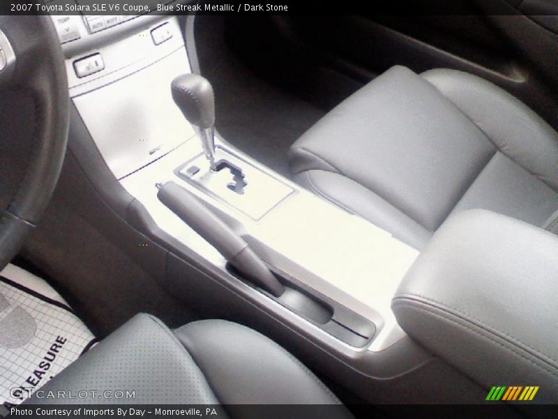 Blue Streak Metallic / Dark Stone 2007 Toyota Solara SLE V6 Coupe