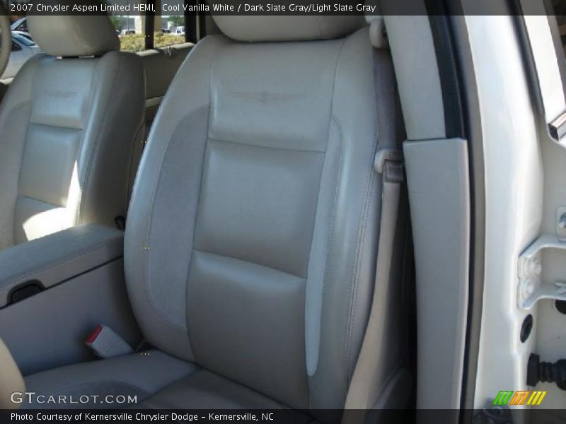 Cool Vanilla White / Dark Slate Gray/Light Slate Gray 2007 Chrysler Aspen Limited HEMI