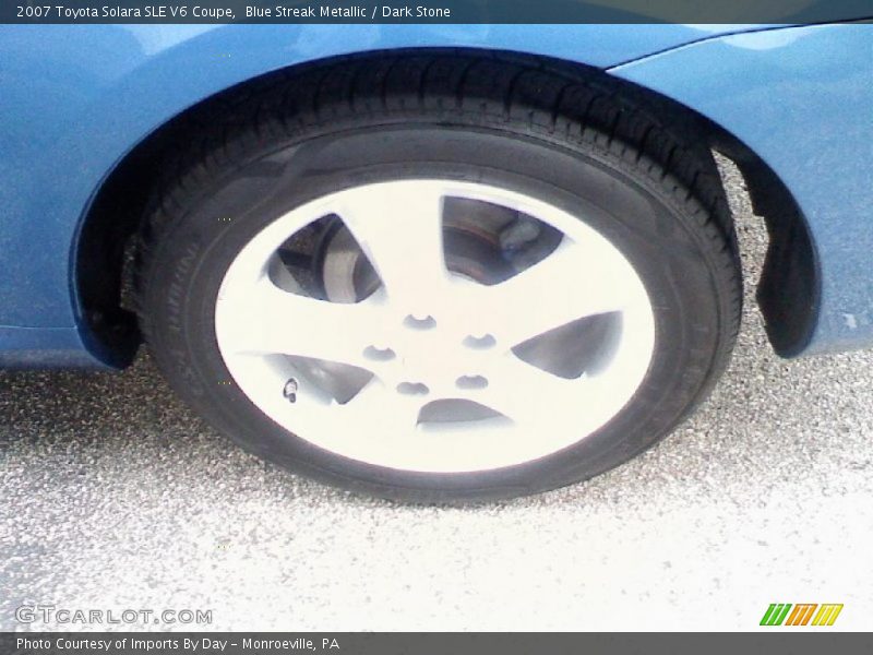Blue Streak Metallic / Dark Stone 2007 Toyota Solara SLE V6 Coupe