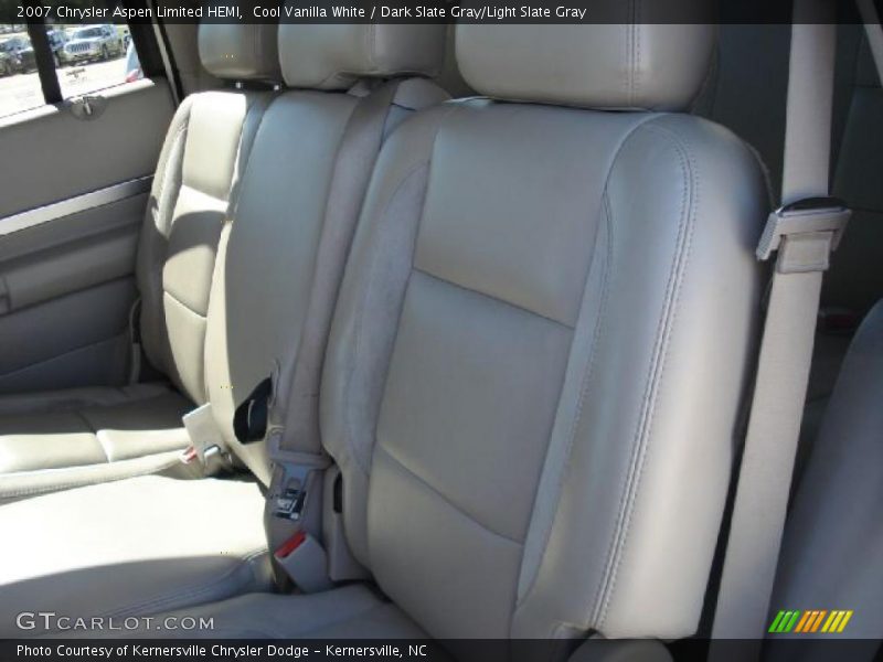 Cool Vanilla White / Dark Slate Gray/Light Slate Gray 2007 Chrysler Aspen Limited HEMI