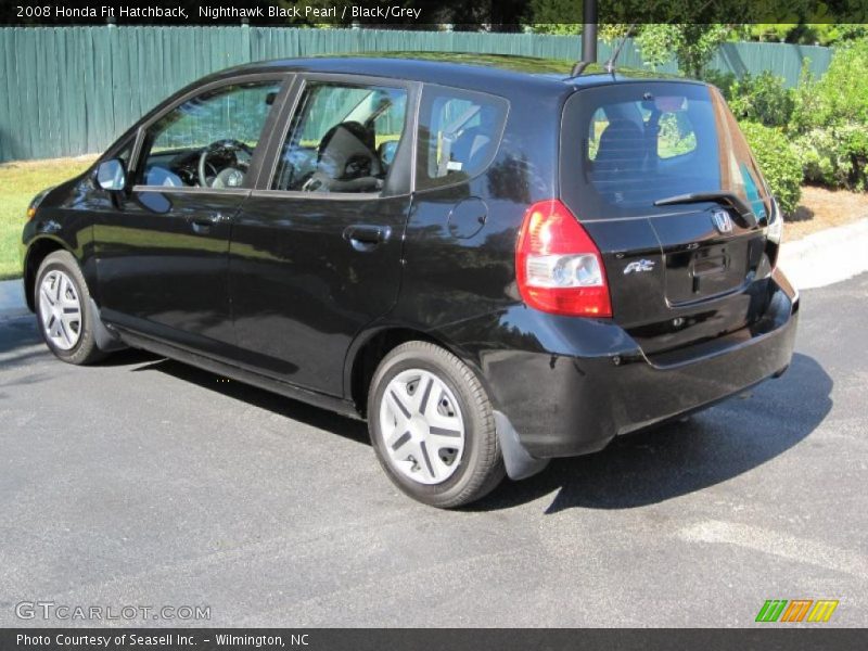 Nighthawk Black Pearl / Black/Grey 2008 Honda Fit Hatchback