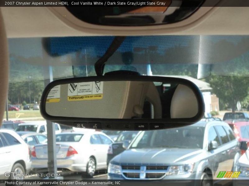 Cool Vanilla White / Dark Slate Gray/Light Slate Gray 2007 Chrysler Aspen Limited HEMI