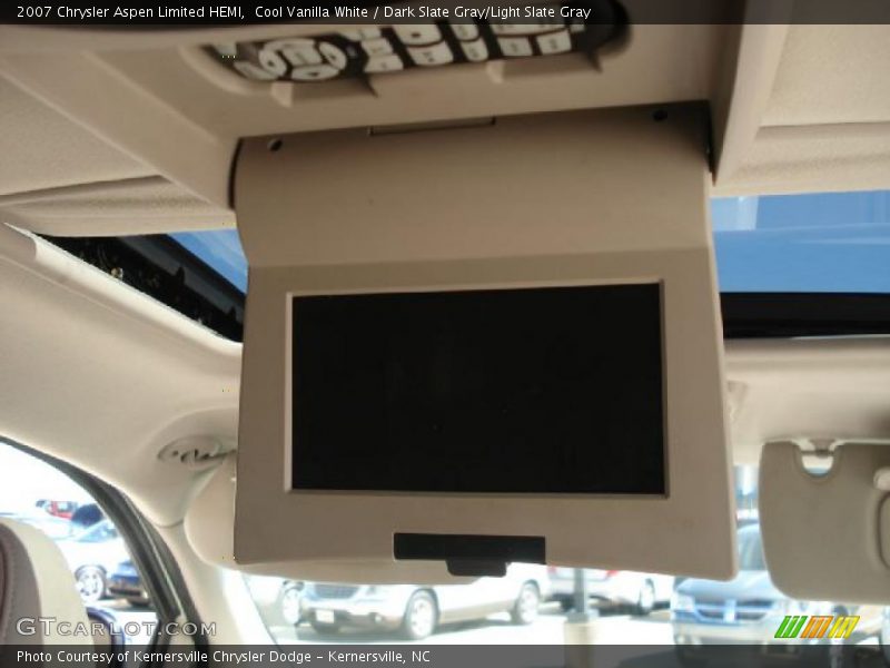 Cool Vanilla White / Dark Slate Gray/Light Slate Gray 2007 Chrysler Aspen Limited HEMI