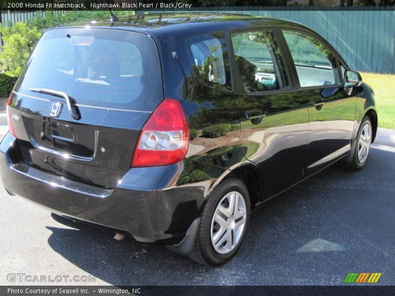 Nighthawk Black Pearl / Black/Grey 2008 Honda Fit Hatchback