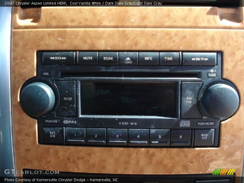 Cool Vanilla White / Dark Slate Gray/Light Slate Gray 2007 Chrysler Aspen Limited HEMI