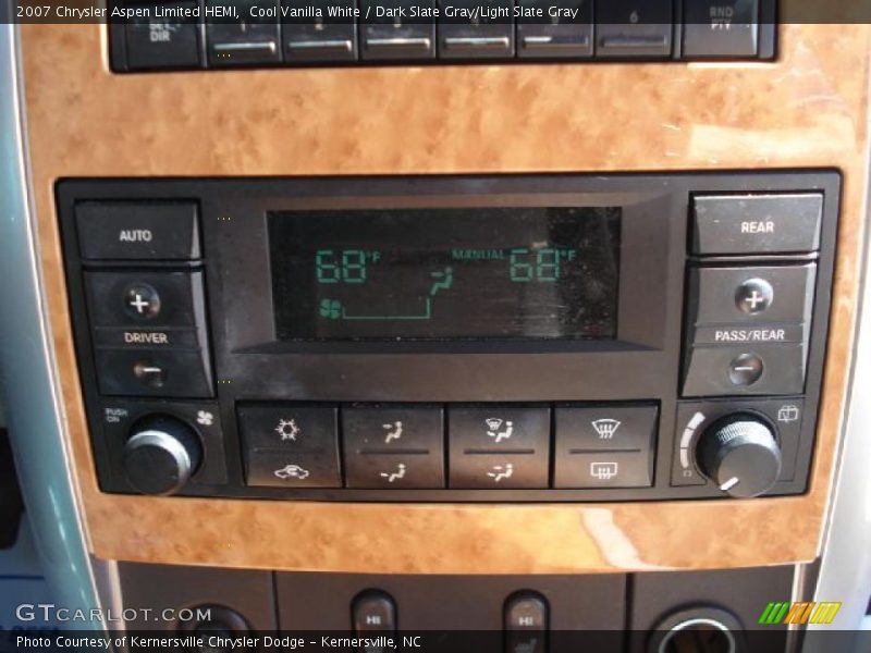 Cool Vanilla White / Dark Slate Gray/Light Slate Gray 2007 Chrysler Aspen Limited HEMI