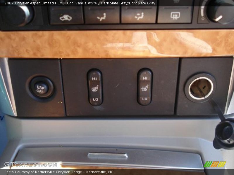 Cool Vanilla White / Dark Slate Gray/Light Slate Gray 2007 Chrysler Aspen Limited HEMI