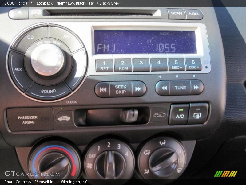 Nighthawk Black Pearl / Black/Grey 2008 Honda Fit Hatchback