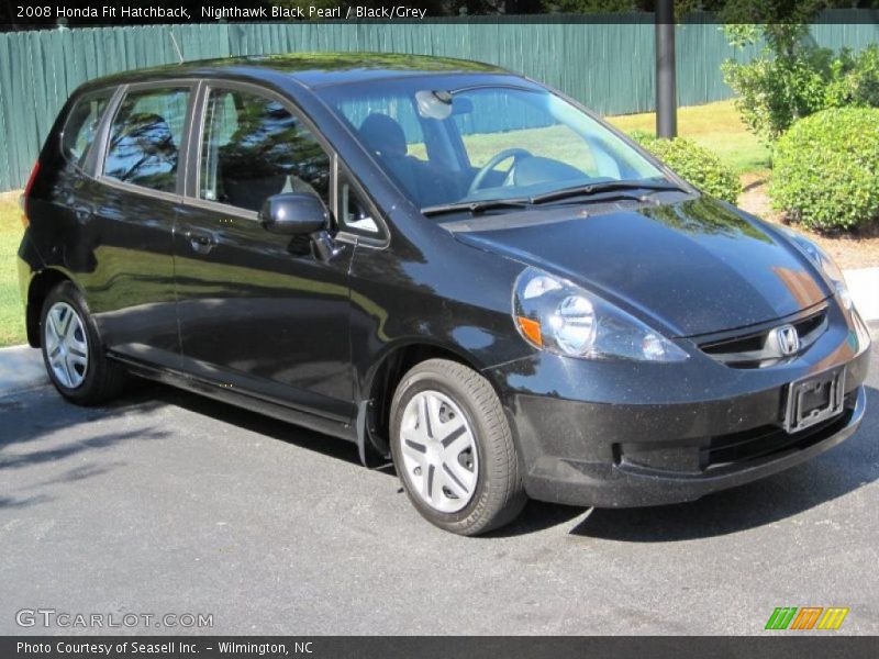 Nighthawk Black Pearl / Black/Grey 2008 Honda Fit Hatchback