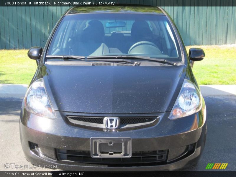 Nighthawk Black Pearl / Black/Grey 2008 Honda Fit Hatchback