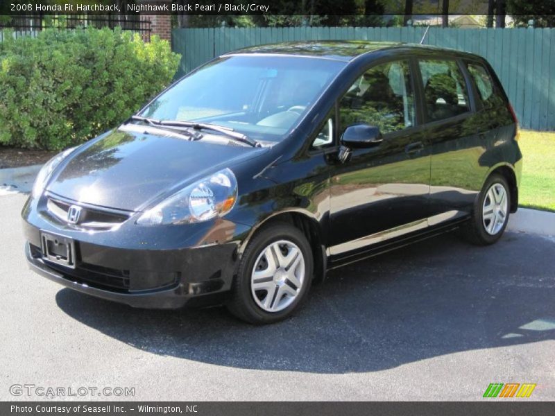 Nighthawk Black Pearl / Black/Grey 2008 Honda Fit Hatchback