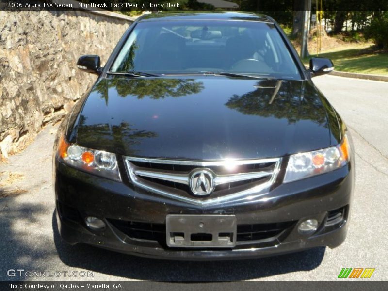 Nighthawk Black Pearl / Ebony Black 2006 Acura TSX Sedan