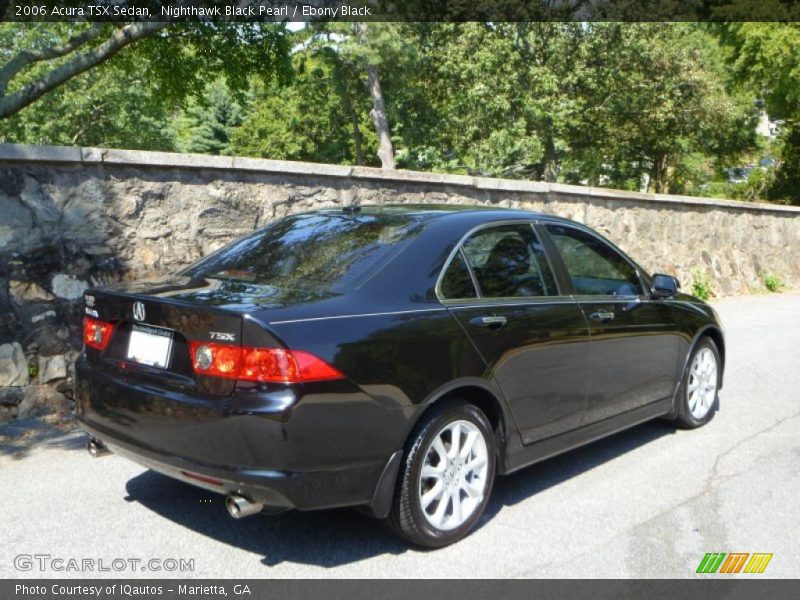 Nighthawk Black Pearl / Ebony Black 2006 Acura TSX Sedan