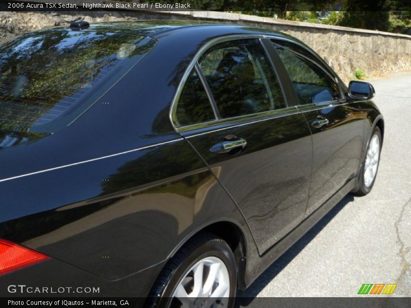 Nighthawk Black Pearl / Ebony Black 2006 Acura TSX Sedan