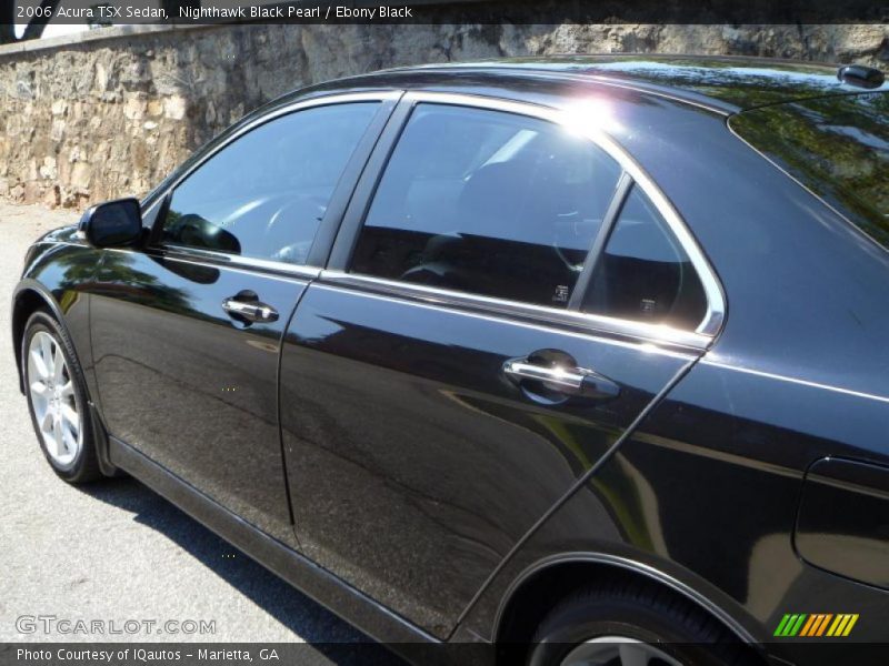 Nighthawk Black Pearl / Ebony Black 2006 Acura TSX Sedan