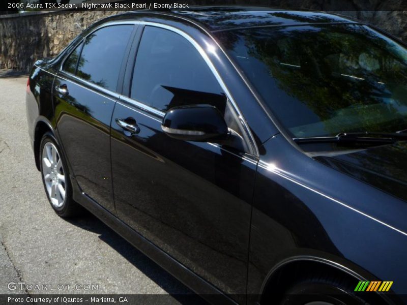 Nighthawk Black Pearl / Ebony Black 2006 Acura TSX Sedan