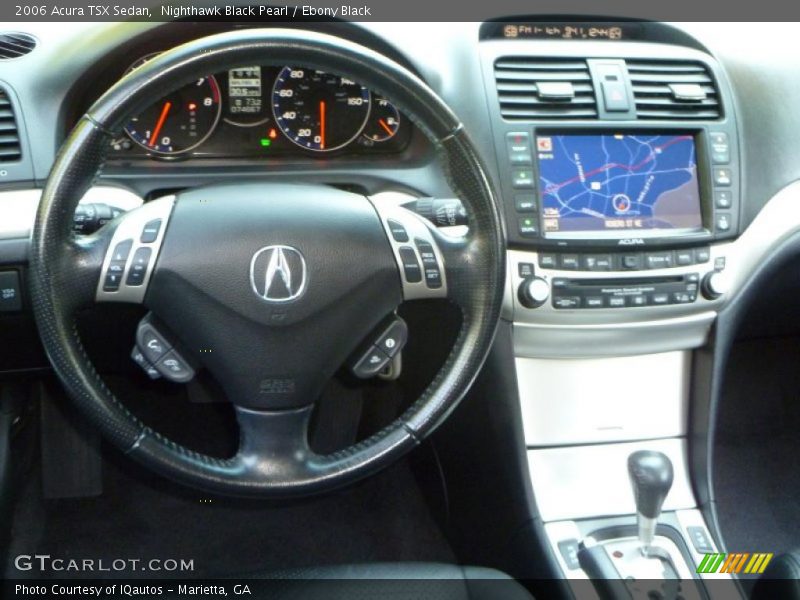 Nighthawk Black Pearl / Ebony Black 2006 Acura TSX Sedan