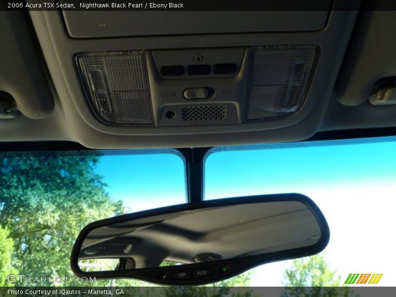 Nighthawk Black Pearl / Ebony Black 2006 Acura TSX Sedan