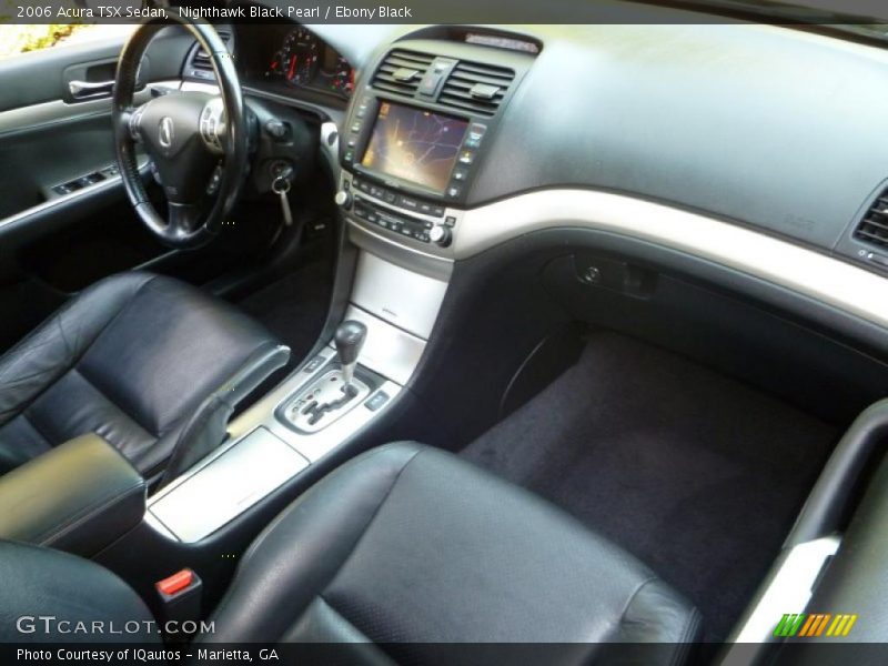 Nighthawk Black Pearl / Ebony Black 2006 Acura TSX Sedan