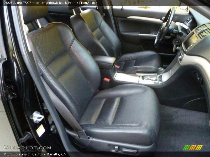Nighthawk Black Pearl / Ebony Black 2006 Acura TSX Sedan